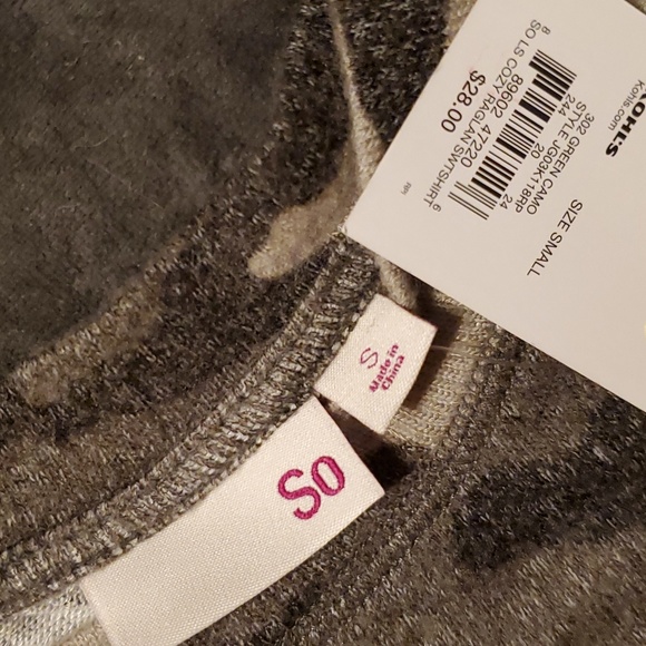 NWT SO camo short - Picture 6 of 7